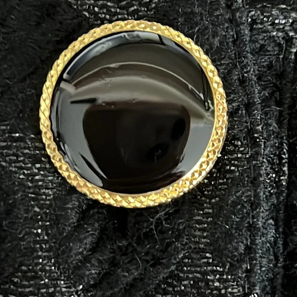 Manoush Sleeveless Wool Blend Brocade Fit & Flare Dress in Black - Size 8 US - Picture 5 of 6